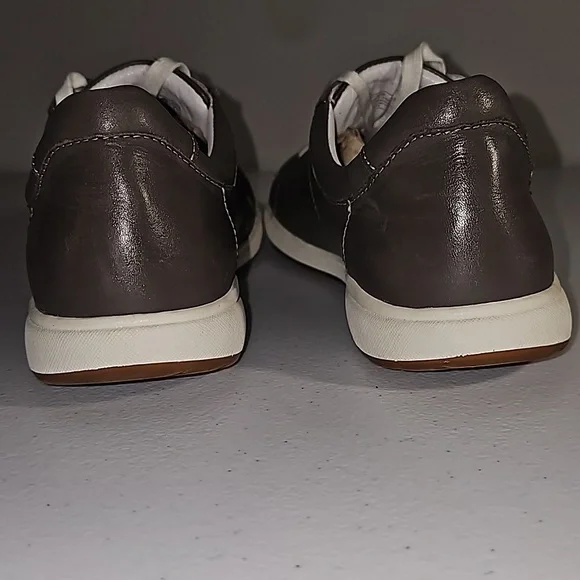 Josef Seibel Caren 01 Grigio Gray leather sneakers EUC* missing insole Nordstrom - Picture 13 of 16